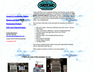 duvallsdazzlingdesigns.com screenshot