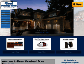duvaloverheaddoors.com screenshot