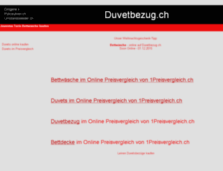 duvetbezug.ch screenshot
