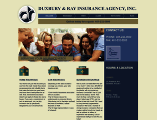duxburyrayinsurance.com screenshot