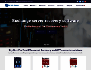 duxdatarecovery.com screenshot