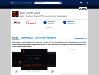 dvd-cloner.informer.com screenshot