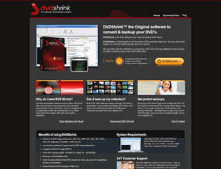 dvdshrink.com screenshot