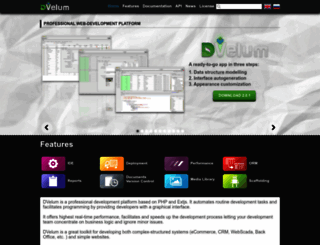 dvelum.net screenshot