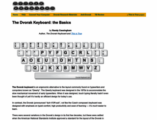 dvorak-keyboard.com screenshot