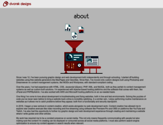 dvorakdesigns.com screenshot