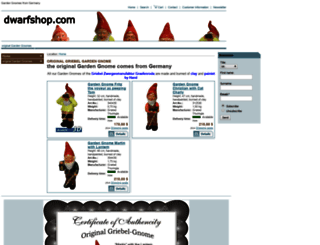 dwarfshop.com screenshot