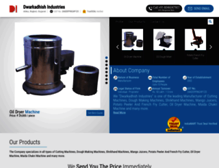 dwarkadhishindustries.com screenshot