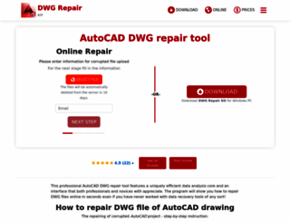 dwg.repair screenshot