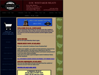 dwmeats.com screenshot