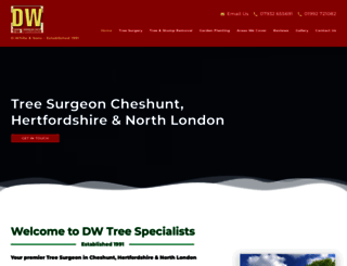 dwtreespecialistsen7.co.uk screenshot