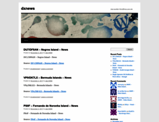 dxnews.wordpress.com screenshot