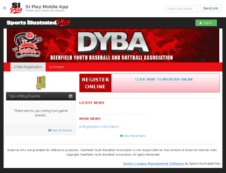dyba.sportssignupapp.com screenshot