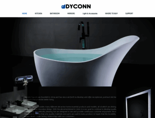 dyconnfaucet.com screenshot