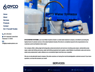 dycowatersystems.com screenshot