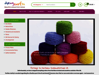 dyeing-crafts.co.uk screenshot