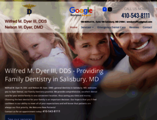 dyerdental.com screenshot