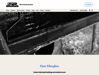 dyerfiberglass.com screenshot