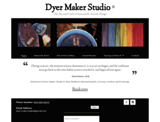 dyermakerstudio.com screenshot
