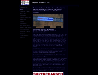 dyersblowers.com screenshot