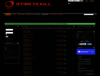 dying2kill.com.au screenshot