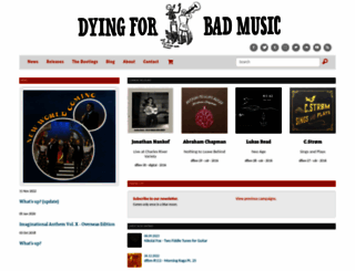 dyingforbadmusic.com screenshot
