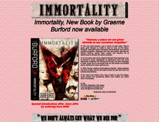 dyingforimmortality.co.uk screenshot
