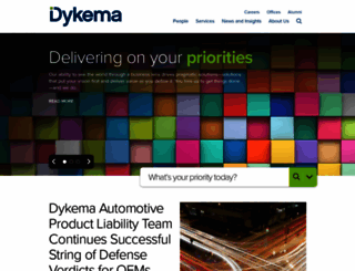 dykema.com screenshot