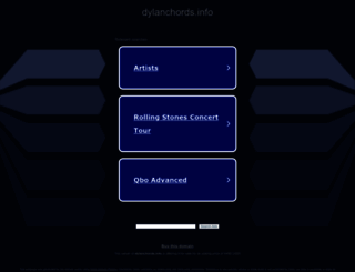 dylanchords.info screenshot