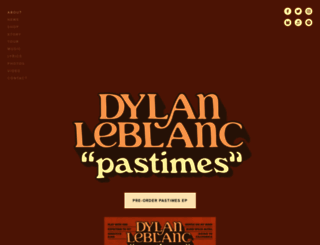 dylanleblanc.com screenshot