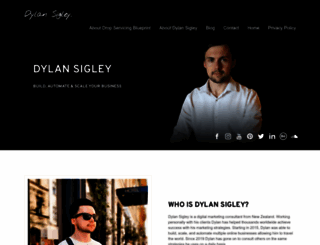 dylansigley.com screenshot
