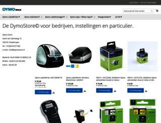 dymo-store.nl screenshot