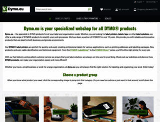dymo.eu screenshot