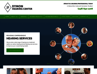 dymonhearingcenter.com screenshot