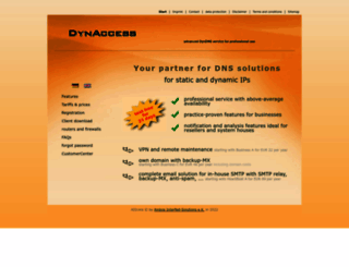 dynaccess.com screenshot