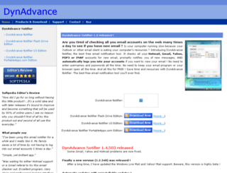 dynadvance.com screenshot