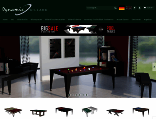 dynamic-billard.com screenshot