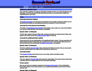 dynamic-tools.net screenshot