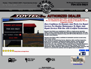 dynamicautospecialist.com screenshot