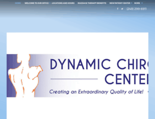 dynamicchiropracticmi.com screenshot