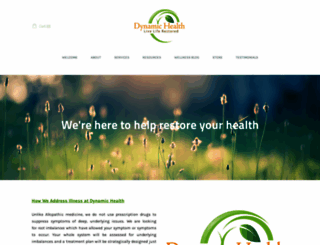 dynamichealthservices.com screenshot