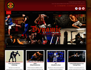 dynamickickboxing.com screenshot