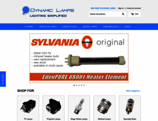 dynamiclamps.com screenshot