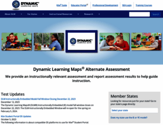 dynamiclearningmaps.org screenshot
