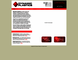 dynamicplastics.com screenshot