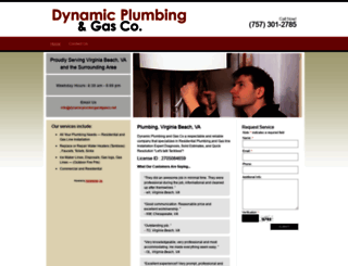 dynamicplumbingandgasco.net screenshot