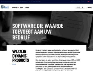 dynamicproducts.nl screenshot