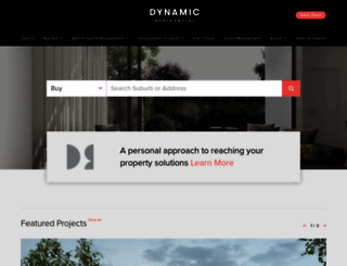 dynamicresidential.com.au screenshot