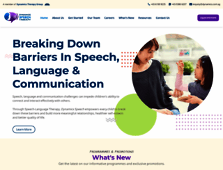 dynamics-speech.com.sg screenshot