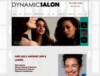 dynamicsalon.com screenshot